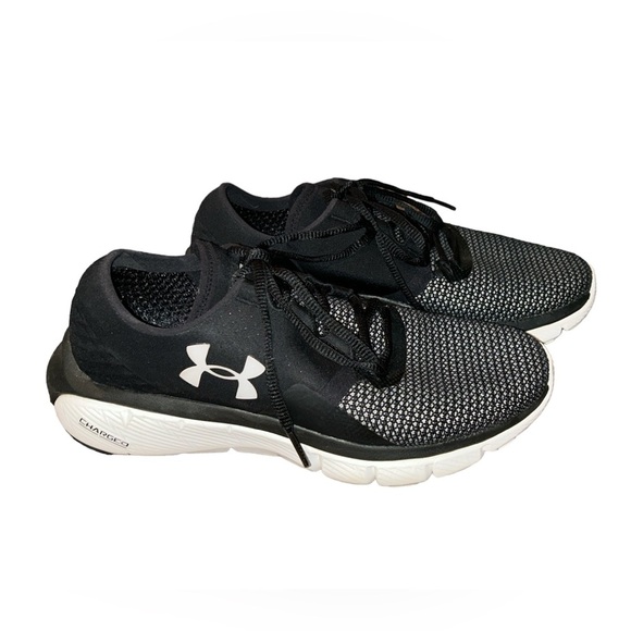 Under Armour Women's Speedform Fortis 2 Running Shoes Black/White 7.5 - Picture 1 of 6